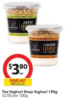 Coles The Yoghurt Shop Yoghurt offer