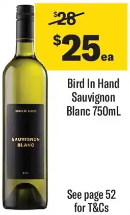 Coles Bird In Hand Sauvignon Blanc offer