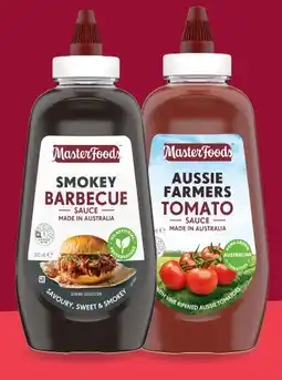 IGA MasterFoods Barbecue or Tomato Squeezy Sauce 500mL offer