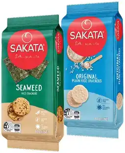 IGA Sakata Rice Crackers 80‑90g Selected Varieties offer