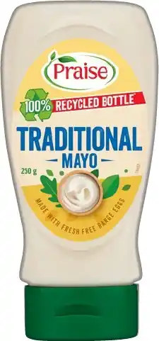 IGA Praise Traditional Squeeze Mayo 250‑280g Selected Varieties offer
