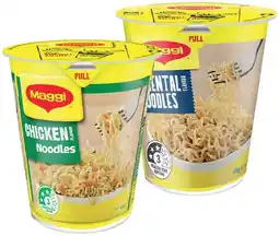 IGA Maggi Cup Noodles 58‑65g Selected Varieties offer