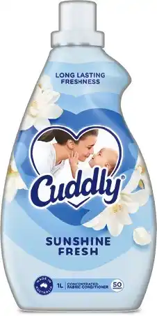 IGA Cuddly Concentrate Fabric Conditioner 900mL‑1 Litre Selected Varieties offer