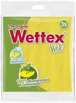 IGA Wettex 100% Biodegradable & Compostable Sponge Cloth 3 Pack offer