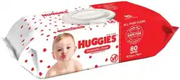 IGA Huggies Essential Clean Fragrance Free Baby Wipes 80 Pack offer