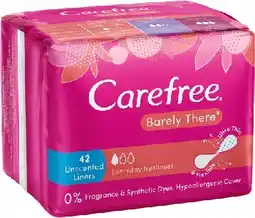 IGA Carefree Barely There Unscented Liners 42 Pack offer