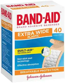 IGA Band‑Aid Extra Wide Plastic Strips 40 Pack offer