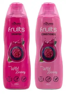 IGA Natures Organics Fruits Shampoo or Conditioner 500mL Selected Varieties offer