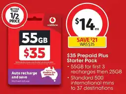 Coles Prepaid Plus Starter Pack offer