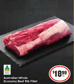 IGA Australian Whole Economy Beef Rib Fillet offer