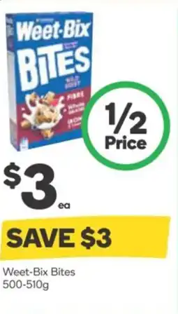 Woolworths Weet-bix bites offer