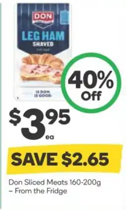 Woolworths Don sliced meats offer