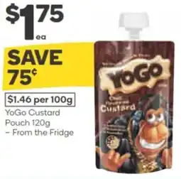 Woolworths Yogo custard pouch offer