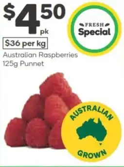 Woolworths australian raspberries punnet offer