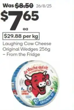 Woolworths Laughing cow cheese original wedges offer