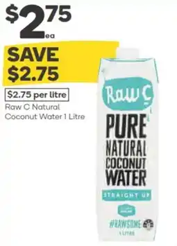 Woolworths raw c natural coconut water offer