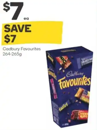 Woolworths Cadbury favourites offer