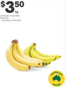 Woolworths Australian cavendish bananas offer