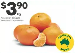 Woolworths Australian tangold seedless mandarins offer
