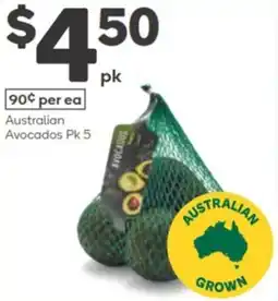Woolworths Australian avocados offer