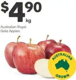 Woolworths Australian royal gala apples offer