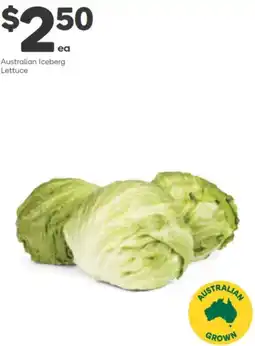 Woolworths Australian iceberg lettuce offer