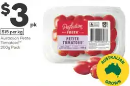 Woolworths Australian petite tomatoes offer