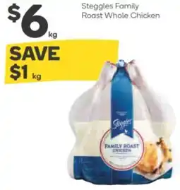 Woolworths Steggles family roast whole chicken offer