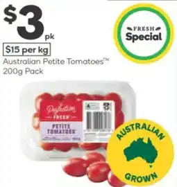 Woolworths Australian petite tomatoes offer