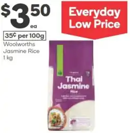 Woolworths Woolworths jasmine rice offer