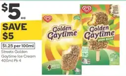 Woolworths Streets golden gaytime ice cream offer