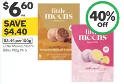 Woolworths Little moons mochi bites offer