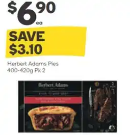 Woolworths Herbert adams pies offer