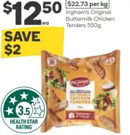 Woolworths Ingham's original buttermilk chicken tenders offer