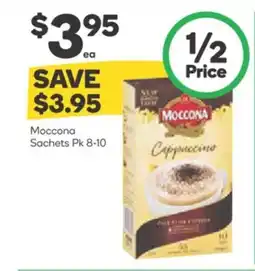 Woolworths Moccona sachets offer