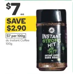 Woolworths Dc instant coffee offer