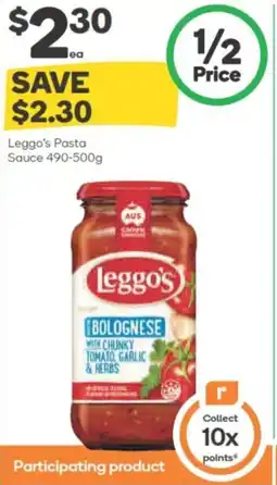 Woolworths Leggo's pasta sauce offer