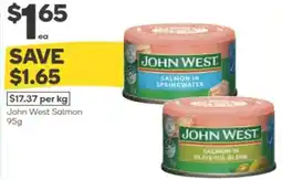 Woolworths John west salmon offer