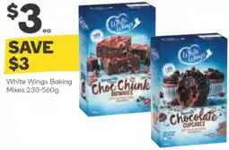 Woolworths White wings baking mixes offer