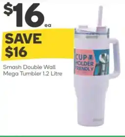 Woolworths Smash double wall mega tumbler offer
