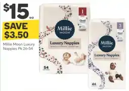 Woolworths Millie moon luxury nappies offer