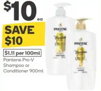 Woolworths Pantene pro-v shampoo or conditioner offer