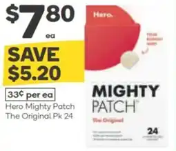Woolworths Hero mighty patch the original offer