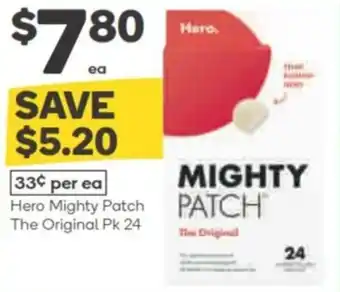 Woolworths Hero mighty patch the original offer