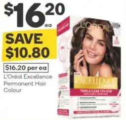 Woolworths L'Oréal Excellence Permanent Hair Colour offer