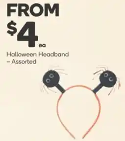Woolworths Halloween headband offer