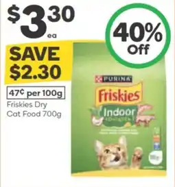 Woolworths Friskies dry cat food offer