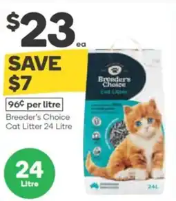 Woolworths Breeder's choice cat litter offer