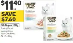 Woolworths Fancy feast inspirations wet cat food offer