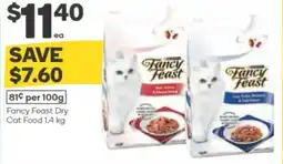 Woolworths Fancy feast dry cat food offer